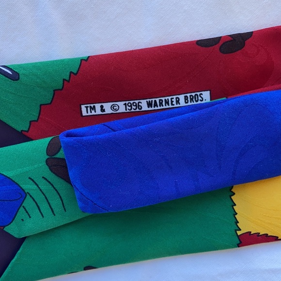 Coca Cola Polar Bear and Warner Bros 1996 Tasmanian Devil Poly Ties! - Picture 5 of 10